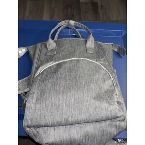 Enfamil Wonderbag Insulated Diaper Backpack Baby Formula Bag Gray Preowned